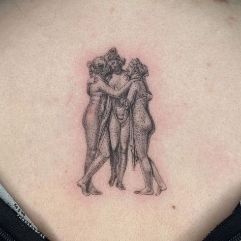 3 Graces Tattoo, Three Graces Tattoo, Tatts Ideas, Grace Tattoos, Doodle Tattoo, Like A Rock, Three Graces, A Rock, Tattoos And Piercings