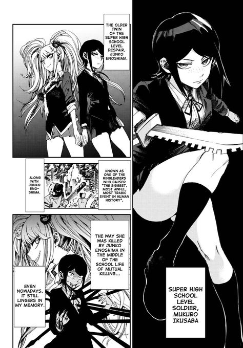 Danganronpa Junko, Hope's Peak Academy, Comic Layout, Rpg Maker, Danganronpa Characters, Manga Panels, Manga Pages, Manga Covers, Fb Memes