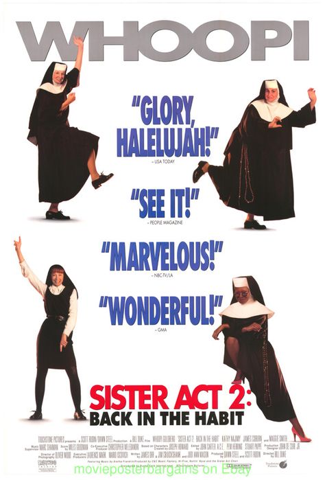 Sister Act 2 Sister Act 2 Fashion, Sister Act Costumes, Sister Act 2, Sister Act, Whoopi Goldberg, Year 7, Fav Movies, E Magazine, 2 Movie