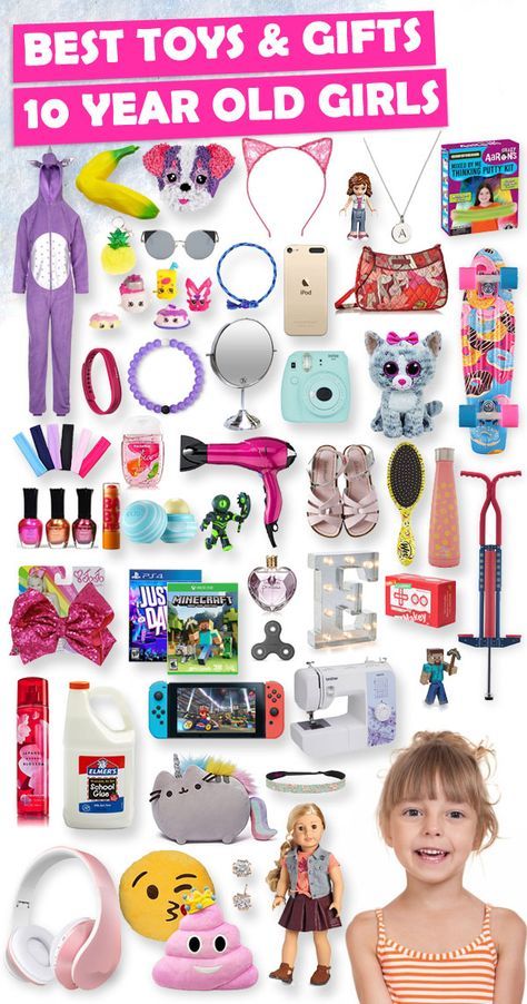 Tons of great gift ideas for 10 year old girls. Birthday Presents For Girls, Trendy Diy, Diy Gifts For Kids, Birthday Gifts For Teens, Presents For Girls, Best Toys, Cadeau Diy, Old Christmas, Christmas Gifts For Girls