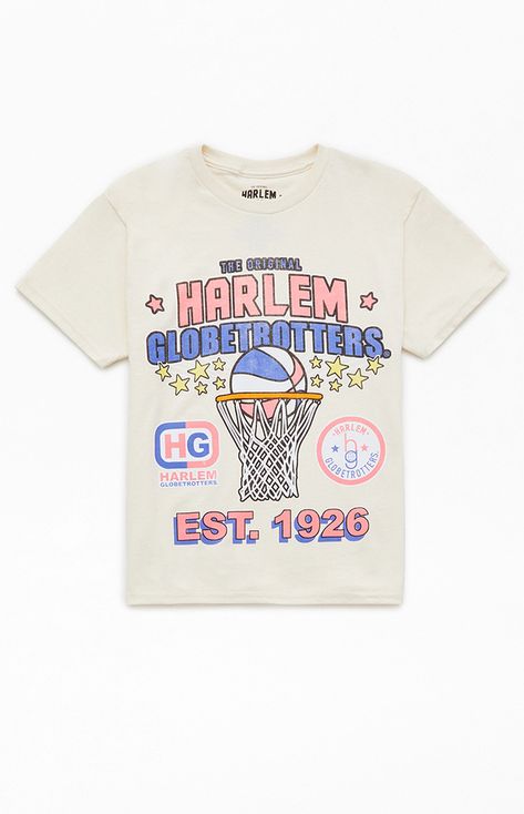 Kids Harlem Globetrotters T-Shirt Basketball Apparel, Dinosaur Clothes, School Swag, Basketball Tshirt, Add Kids, Harlem Globetrotters, Basketball Shirts, Basketball Team, Kids Graphic Tees