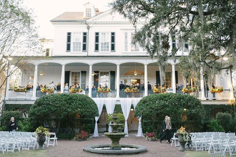 Lauren+&+Robert’s+wedding+at+the+Thomas+Bennett+House Thomas Bennett House Wedding, White Ceremony, Charleston Bride, Lauren Roberts, Inspirational Art, White Wedding, Wedding Designs, Charleston, Wedding Ideas