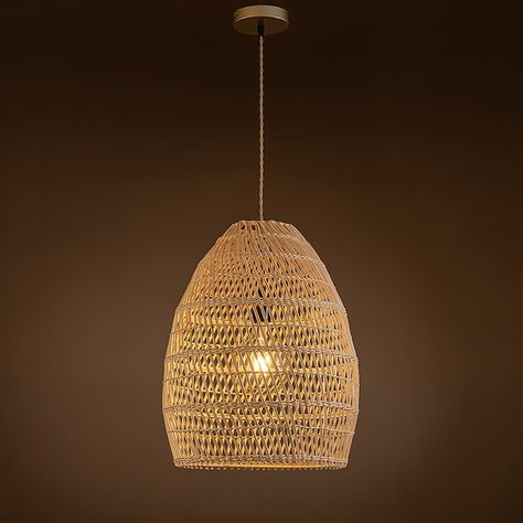 Hanging Rattan Lamp, Dining Light, Rattan Light, Hanging Rattan, Mid Century Pendant, Rattan Shades, Rattan Dining, Light Decor, Rattan Pendant Light