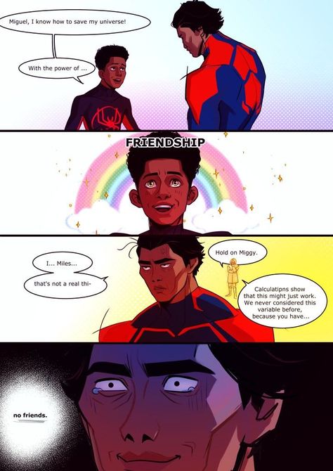 Miles And Miguel, Punkflower Fanart, Miguel Ohara X Yn, Spiderman Funny, All Spiderman, Miles Spiderman, Spaider Man, Spiderman Spider, Spiderman Artwork