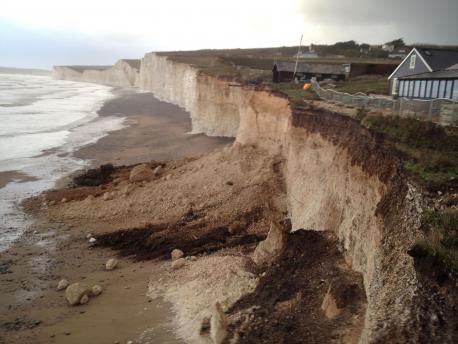 Birling Gap has "seven years' worth of erosion in two months", says National Trust / via Evening Argus Uk Weather, Seaside Resort, National Trust, Uk News, Local News, Geology, Geography, The National, The Wild