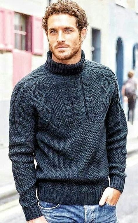 Mens Knit Sweater Pattern, Mens Cable Knit Sweater, Gents Sweater, Mens Knit Sweater, Baby Boy Knitting Patterns, Linen Pattern, Aran Sweater, Knit Men, Long Sleeve Knit Sweaters