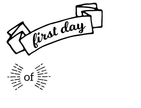 First Day Of School Signs, Preschool First Day, Paper Trail Design, First Day Of Preschool, Back To School Pictures, Crayola Coloring Pages, Make Your Own Sign, Elephants Never Forget, Trail Design