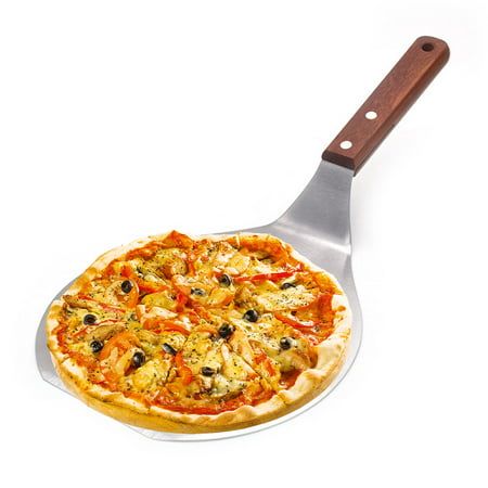 Specification Material: Stainless Steel Color: Silver Size: Approx.31 X16.5 Cm/12 X 6.5 Inch [Feature] Made Of Stainless Steel Material, The Pizza Spatula Paddle Is Durable And Healthy. It Is Smooth And Gentle To Your Hand. The Handle Of This Pizza Oven Spatula Is Riveted And Angles For Greater Control When Lifting Items Such As A Cake Or Small Pizzas. Stainless Steel Head With A Wooden Anti-Scald Handle, Keep The Baker'S Hands Away From The Hottest Part Of The Oven, Or Prevent The Baker From Bu Baking Homemade Pizza, Pizza Paddle, Pizza Spatula, Cake Lifter, Small Pizza, Four A Pizza, Pizza Maker, Huevos Fritos, Large Pizza