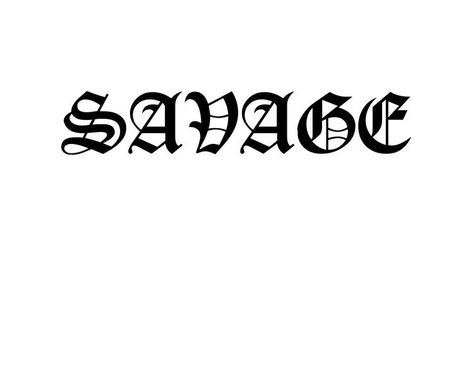 Add a bold statement to your artwork with classic gothic style fonts. Explore our diverse range of fonts for every need! #BoldTypography #GothicStyle Savage Tattoo Ideas, Savage Tattoo Lettering, Tattoo Savage, Savage Tattoo, Dr Tattoo, Bauch Tattoos, Gothic Lettering, Tattoo Lettering Styles, Tatoo Inspiration