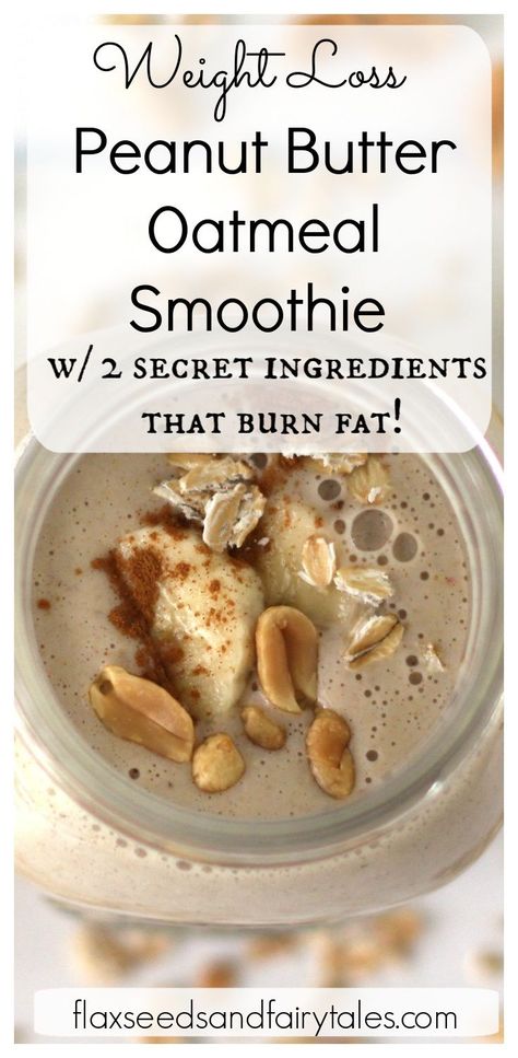 Peanut Butter Oatmeal Smoothie, Healthy Peanut Butter Oatmeal, Smoothie Bowl Vegan, Flat Belly Smoothie, Flat Belly Fast, Oatmeal Smoothie, Baking Powder Uses, Baking Soda Beauty Uses, Best Fat Burning Foods