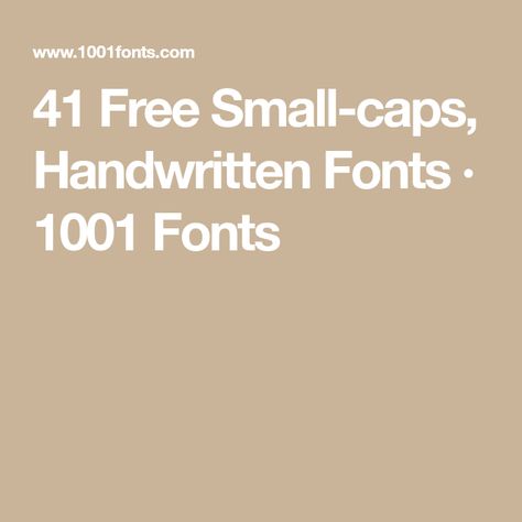 Explore our diverse collection of free handwritten, small caps fonts, perfect to add a personal touch to your creative projects. Small Caps Font, Typewriter Fonts, Fonts Fancy, Old Fashioned Typewriter, Modern Fonts Free, Font App, Typewriter Art, Free Handwritten Fonts, Free Commercial Fonts