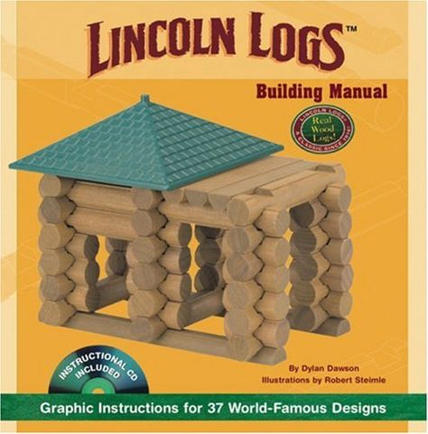 LINCOLN LOGS Building Manual: Graphic Instructions for 37 World-Famous Designs Lincoln Logs Ideas, Logs Ideas, Y The Last Man, Handknit Design, Corkboard Ideas Decor, Engineering Activities, Engineering Challenge, Lincoln Logs, Science Fiction Books