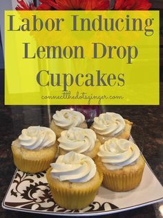 Labor Inducing Lemon Cupcakes | Starting Labor Tips | Old Wives Tales | Induce Labor | Try out these cupcakes to start labor, plus they taste amazing! Labor Inducing, Labor Tips, Old Wives Tales, Clean Eating Guide, Induce Labor, Wives Tales, Zucchini Cake, Lemon Cupcakes, Crazy Cakes