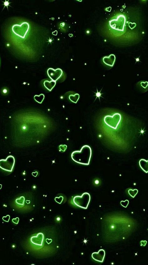 Green Widget, Green Hearts, Future Wallpaper, Iphone Wallpaper Landscape, Heart Iphone Wallpaper, Dark Green Aesthetic, Emo Wallpaper, Abstract Iphone Wallpaper, Hippie Wallpaper