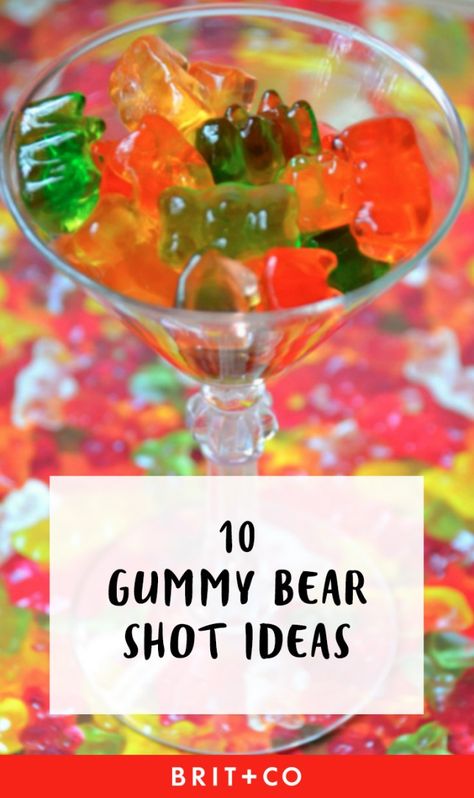 Save this for the best gummy bear shot recipes to try STAT. Gummy Bear Recipe Alcohol, Gummy Bear Shots Vodka, Boozy Gummy Bears, Gummy Bear Drink Alcohol, Drunk Gummy Bears, Gummy Bear Drink, Gummy Bear Shots, Alcoholic Gummy Bears, Drunken Gummy Bears