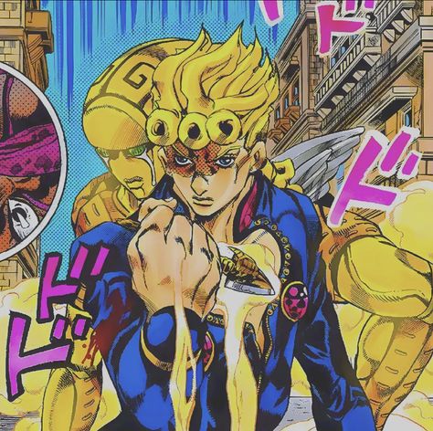 Jojos Bizzare Adventure Manga Colored, Giorno Manga Icon, Giorno Giovanna Pfp, Pfp Plug, Jojo Aesthetic, Jojo Part 5, Jojo's Bizarre Adventure Part 5, Jjba Characters, Jjba Icons