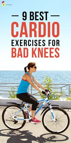 Cardio For Bad Knees, Cardio Schedule, Exercises For Bad Knees, Easy Cardio, Cardiovascular Workout, Achy Joints, Bad Knee Workout, Cardio Exercises, Bad Knees