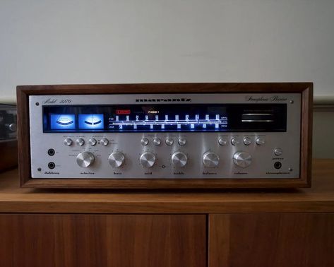 Why This Vintage Marantz Receiver Is Still a Modern Hi-Fi Icon Marantz Receiver, Best Gym Shoes, New Car Accessories, Vintage Stereo, Everyday Backpack, Bookshelf Speakers, Hifi Audio, Wood Case, Wooden Case