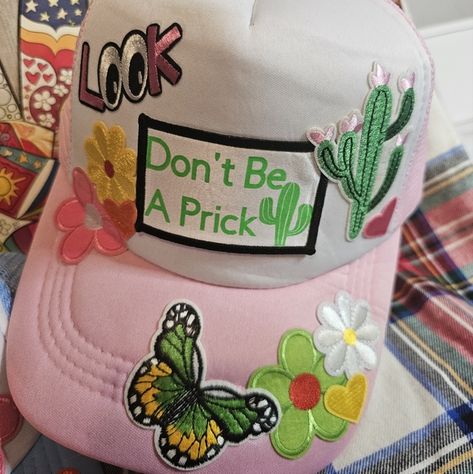 BRAND NEW Trucker Hat Funny Trucker Hats, Trucker Hats For Women, Custom Caps, Hat Patches, Hat Ideas, Patch Design, Pink Baby, Trucker Hats, Trucker Cap