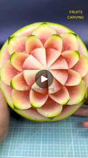 707K views · 7K reactions | Watermelon Carving ❤️ Follow Me 
 #fruitscarving #facebookreel #fruits #carving #viral #fruitart #art #fruitsideas #fbreel | Fruits Carving Fruits Carving, Watermelon Carving, Amazing Food Decoration, Fruit Carving, Fruit Art, Food Decoration, Amazing Food, Watermelon, Follow Me