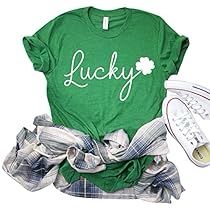 San Patrick Day, St Patricks Day Shirts, San Patrick, St Patrick's Day Outfit, Shamrock Shirt, Lucky Shirt, Puff Print, St Patrick Day Shirts, Round Neck Tees