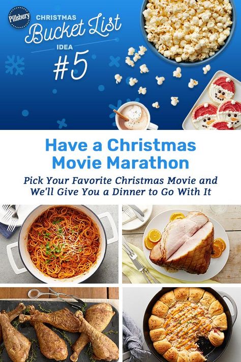 Dinner To Go, Christmas Movie Marathon, Classic Holiday Movies, Christmas With The Kranks, Movie Night Food, Christmas Vacation Movie, Christmas Movie Quotes, Christmas Movie Night, Pillsbury Recipes