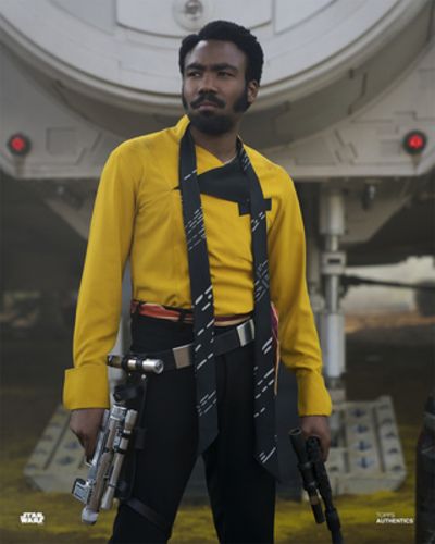 Purchase Lando Calrissian from Star Wars Authentics. Lando Calrissian Costume, Donald Glover Star Wars, Lando Calrissian Donald Glover, Lando Star Wars, Galaxy Drawings, Billy Dee Williams, Solo A Star Wars Story, Danny Glover, Lando Calrissian