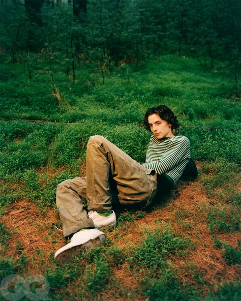 Timothée Chalamet wears our iconic Polo Ralph Lauren chino pants on GQ Magazine's November 2020 cover story Denis Villeneuve, Timmy T, Gq Magazine, The Perfect Guy, Timothee Chalamet, Coming Of Age, Bob Dylan, The Grass, Fav Celebs