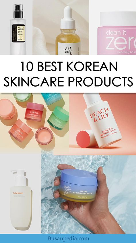 10 Best Korean Skincare Products of 2023 Cute Korean Beauty Products, Korean Glass Hair, K Pop Skincare, Best Cosmetics Products, Korea Must Buy, Best Korean Skincare Products On Amazon, New Skincare Products, Best Korean Hair Care Products, South Korean Skin Care