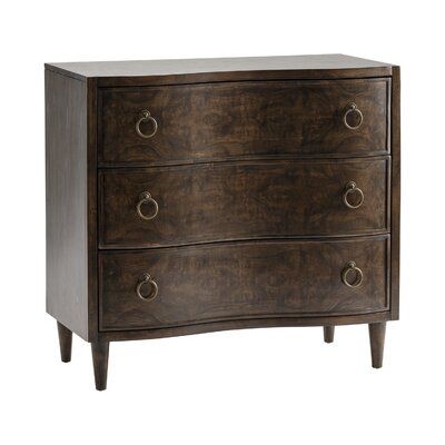 Taupe Dresser, Curved Drawer, Accent Chests, Buffets And Sideboards, Accent Chests And Cabinets, Accent Chest, Curved Wood, 3 Drawer Chest, Drawer Chest