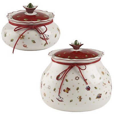 VILLEROY & BOCH Toy's Delight Dose Keksdose Gebäckdose Porzellan Weihnachten NEU Villeroy & Boch Christmas, Large Storage Jars, Christmas Dinnerware Sets, Target Christmas, Christmas Dinnerware, Christmas Tableware, Christmas Storage, Jar Lids, Fine Porcelain