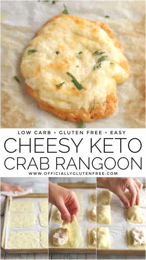 Cheesy Keto Crab Rangoons | Easy Keto Crab Rangoon Appetizer Recipe Keto Crab Rangoon, Crab Rangoons, Rangoon Recipe, Crab Rangoon Recipe, Cheese Keto, Keto Holiday Recipes, Crab Rangoon, Crab Recipes, Bariatric Recipes