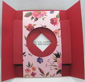 Shutter Card Tutorial, Boo Cards, Shutter Cards, Napkin Cards, Shutter Card, Stamping Projects, Gatefold Cards, Fun Folds, Stamp Projects