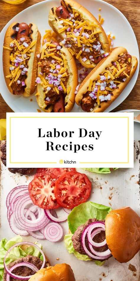 Here’s Every Single Labor Day Cookout Recipe in One Place Labor Day Cookout, Labor Day Recipes, Bbq Potluck, Cookout Recipes, Pitcher Cocktails, Chili Dog, Feel Good Food, Cookout Food, Summer Eating