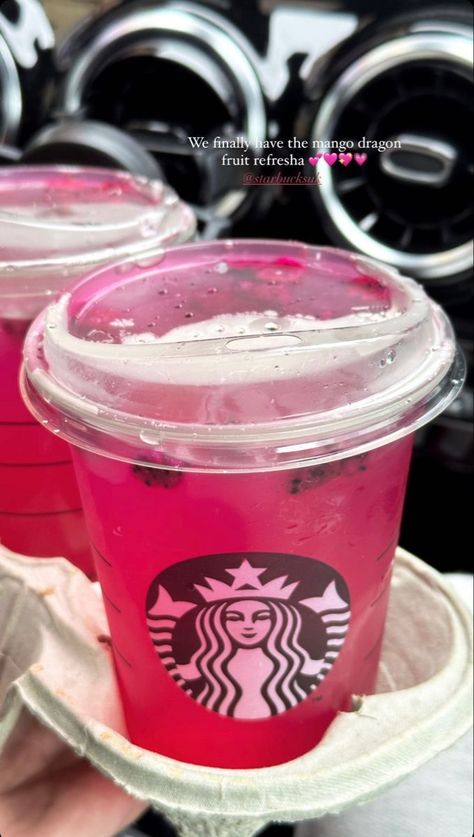 Starbucks mango dragonfruit refresher UK Starbucks Mango Dragonfruit Refresher, Mango Dragonfruit Refresher, Dragonfruit Refresher, Kids Menu, Things To Do When Bored, Inspiring Things, 14th Birthday, Puff And Pass, Dragon Fruit