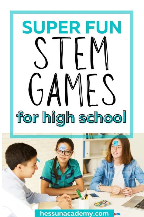 Steam Education Activities, Stem Club Activities, Stem Challenges Middle School, Games For High School Students, Stem Games, Stem High School, Stem Activities Middle School, Steam Activities For Kids, Stem School