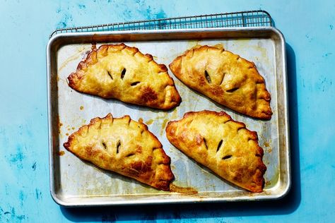 Hot-Water Crust Pastry Recipes and Tips | Epicurious Potato Pasties, Pasty Recipe, Hot Water Crust Pastry, Cornish Pasty, Pasties Recipes, Cornish Pasties, Upper Michigan, Cold Weather Food, Hand Pie