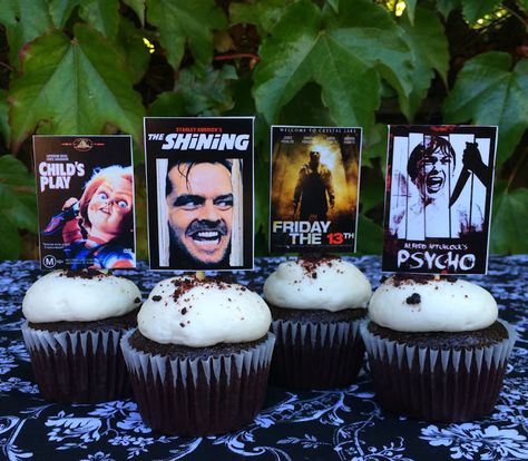 Horror Treats, Slasher Party, Annabelle Horror, Scary Treats, Horror Wedding, Horror Cake, Horror Themed Party, Horror Crafts, Horror Movie Night