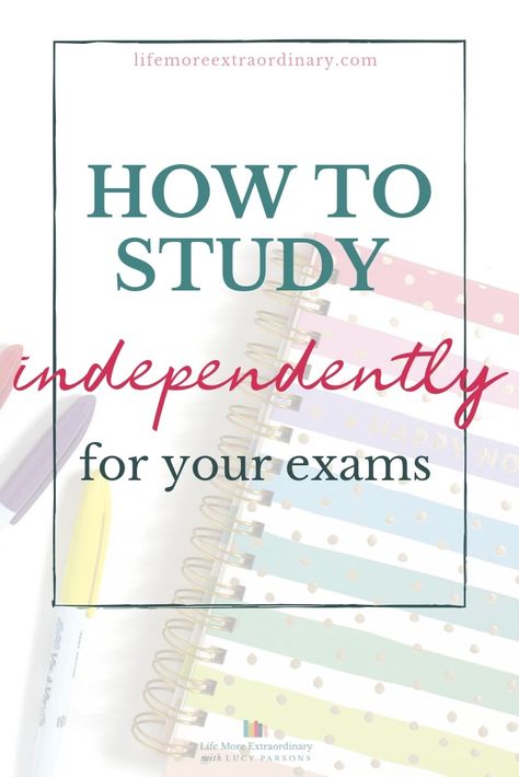 How to study independently for your exams - study skills and techniques to help you pass your exams #GCSEs #ALevels #studyskills Pass Your Exams, Study Exam, Revision Techniques, Pass My Exams, Revision Tips, How To Pass Exams, Nursing Exam, Best Study Tips, How To Study