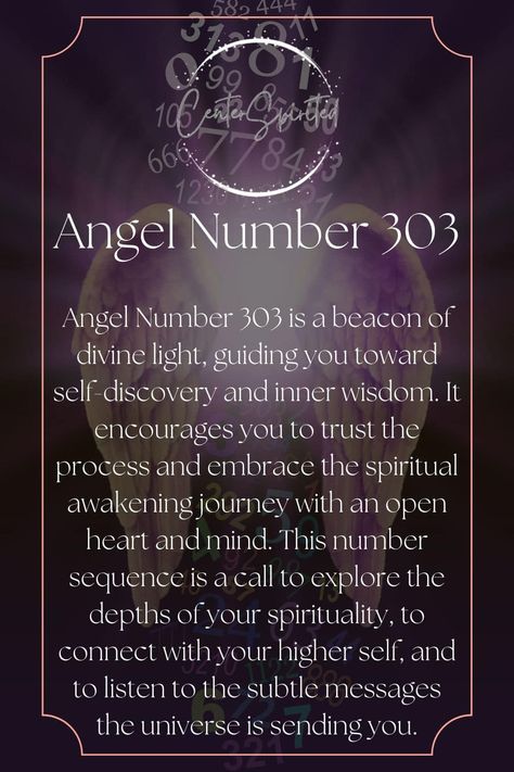 Explore the meaning of 303: Find out how this angel number can transform your relationships, guide your spirit, and inspire your life's path.https://centerspirited.com/angel-numbers/303/ 303 Angel Number, 0303 Angel Number Meaning, 303 Angel Number Meaning, 0303 Angel Number, 1:23 Angel Meaning, 5:05 Angel Number Meaning, 08:08 Angel Number Meaning, 06:06 Angel Number Meaning, 9:09 Angel Number Meaning