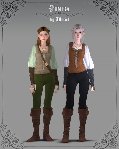 Medieval Outfit, Sims Medieval, Sims 4 Anime, Medieval Clothes, The Sims 4 Packs, Sims 4 Collections, Best Sims, Sims 4 Mods Clothes, Medieval Dress