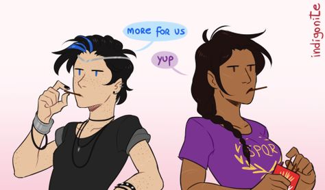 EVERYONE IN THE OVEN! Hunter Of Artemis, Voltron Force, Thalia Grace, Pjo Hoo, Percy Jackson Fan Art, Percy Jackson Memes, Percy Jackson Art, Rick Riordan Books, Percy Jackson Books