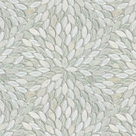 Willow And Sage, Bathroom Backsplash, Green Tile, House Tiles, Bathroom Floor Tiles, Green Bathroom, Tile Installation, Mosaic Designs, Fireplace Surrounds