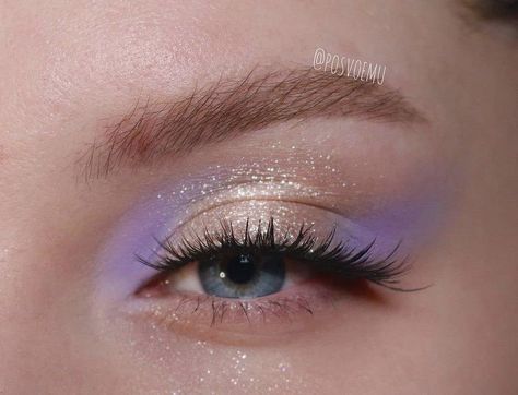 Purple Makeup Looks, Almond Eyes, Purple Eye Makeup, Other World, Eye Makeup Pictures, Purple Makeup, Ethereal Makeup, Makeup Remover Pads, Fairy Makeup