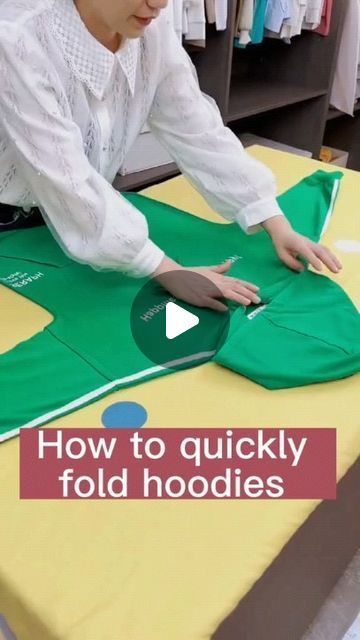 How To Folding on Instagram: "How to quickly fold hoodies? #foryou #storagehacks #storage #foldingclothes #folding #fold #capcut #tiktok #fypシ #fyp #organize #organizedhome #organized #organization #hack #lifehack #hoodie" How To Fold Hoodies To Save Space, Folding Hoodies To Save Space, How To Fold Hoodies For Travel, Fold Hoodies For Travel, Fold Hooded Sweatshirt, Organizing Folded Clothes On Shelves, How To Fold Hoodies, How To Military Fold Clothes, Konmari Organizing