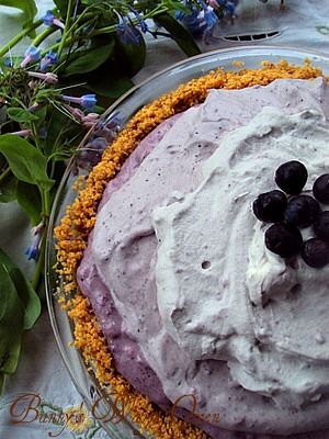 Pie Pictures, Blueberry Cream Pies, Chiffon Pie, Cheese Cake Filling, Blueberry Cream Cheese, Picture Tutorial, Berries Recipes, Peach Pie, Homemade Butter