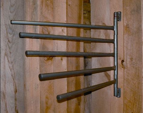 Saddle Pad Rack with 5 Arms Horse Trailer Organization, Tack Room Organization, Horse Tack Rooms, Barn Hacks, Horse Barn Ideas Stables, Blanket Rack, Saddle Rack, Dream Horse Barns, Valentine Diy