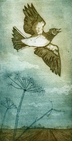 Skylark Tattoo, Magpie Tattoo, Dove Drawing, Laura Horn, Sea Paintings, Beach Paintings, Skylark, Sea Painting, Wall Papers