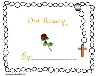 Faith Filled Freebies: Free Rosary Printables for young children Praying The Rosary Catholic, Third Grade Lesson Plans, Ccd Activities, Frog Classroom, Catholic Kids Activities, Mary Day, Prayer For Church, Catholic Crafts, Catholic Family