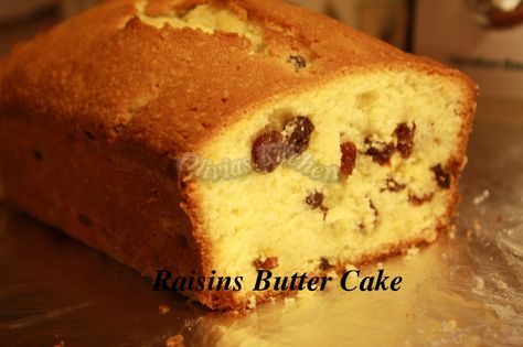 Raisin Loaf Cake, Cake With Raisins, Rum And Raisin Cake, Rum And Raisin, Snacking Cake, Raisin Cake, Raisin Recipes, Plain Cake, Rich Cake